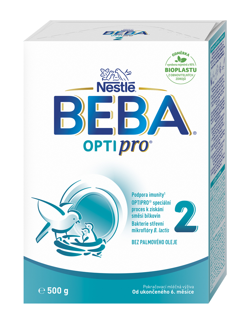 BEBA OPTIPRO® 2 Mlieko následné dojčenské, 500 g​