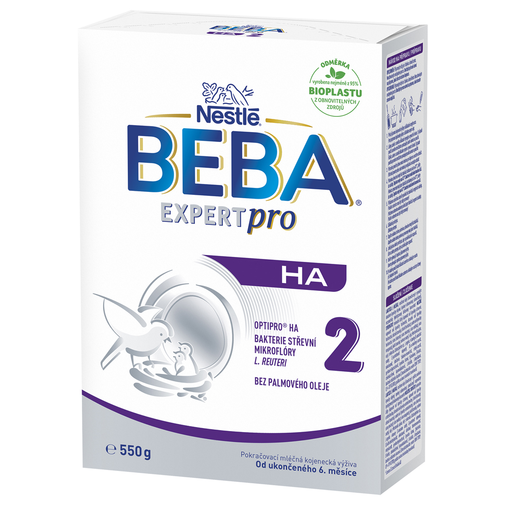 BEBA EXPERTpro HA 2 Výživa následná dojčenská mliečna, 550 g