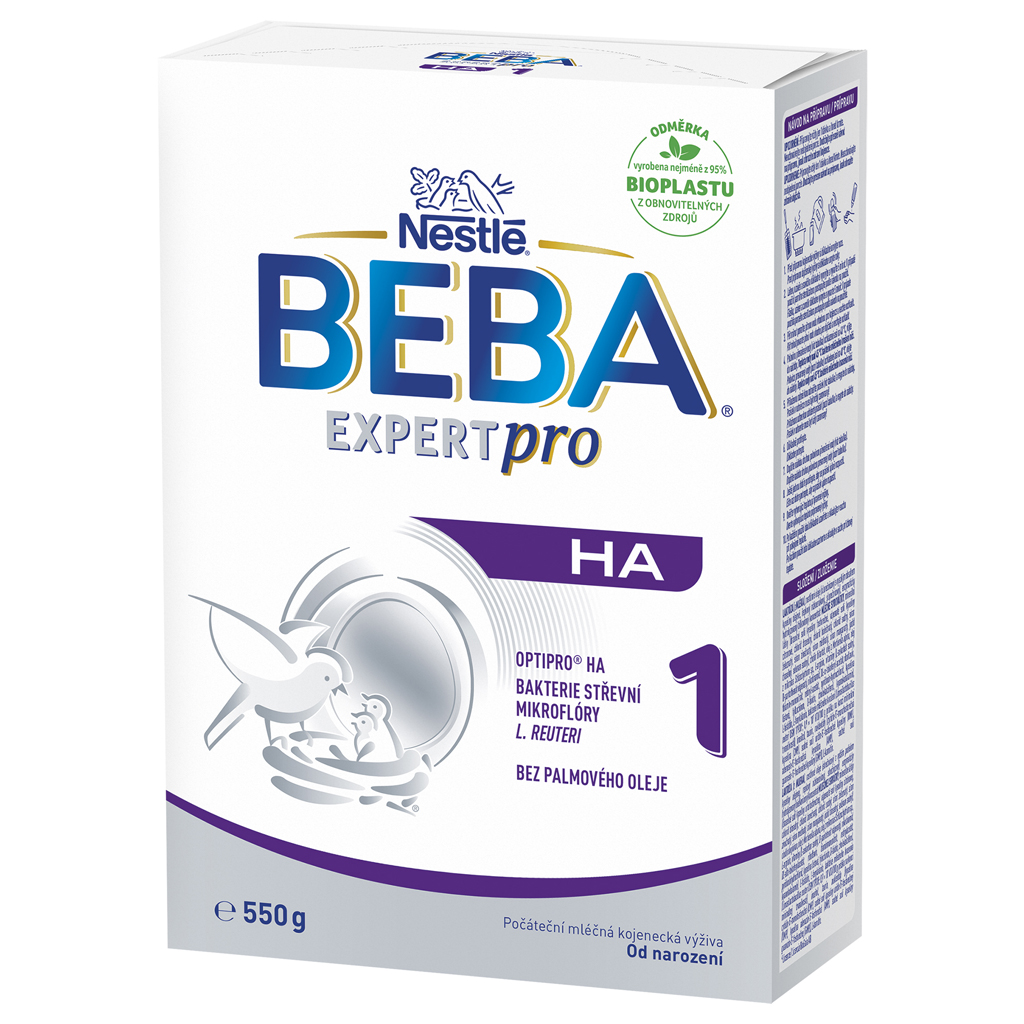 BEBA EXPERTpro HA 1 Výživa dojčenská mliečna, od narodenia, 550 g