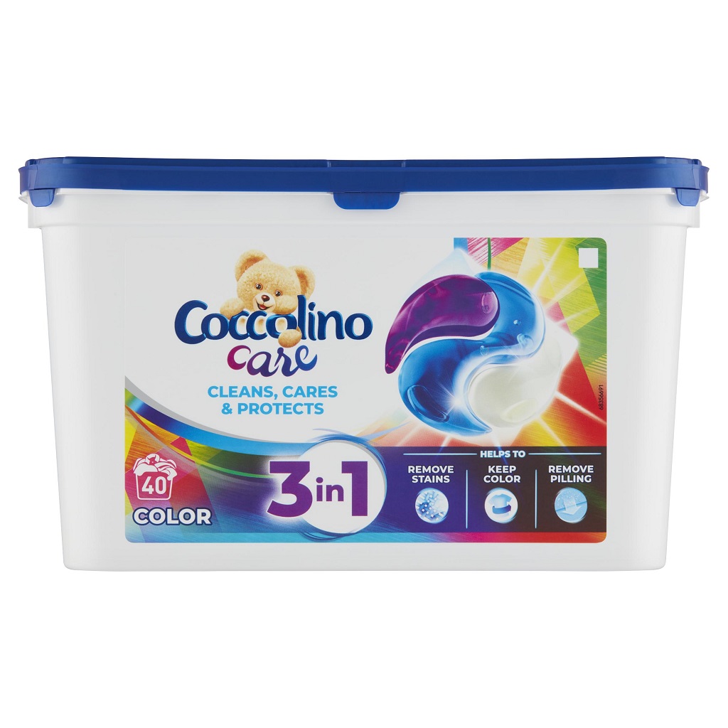 COCCOLINO Care pracie kapsuly Farebná bielizeň 40 praní