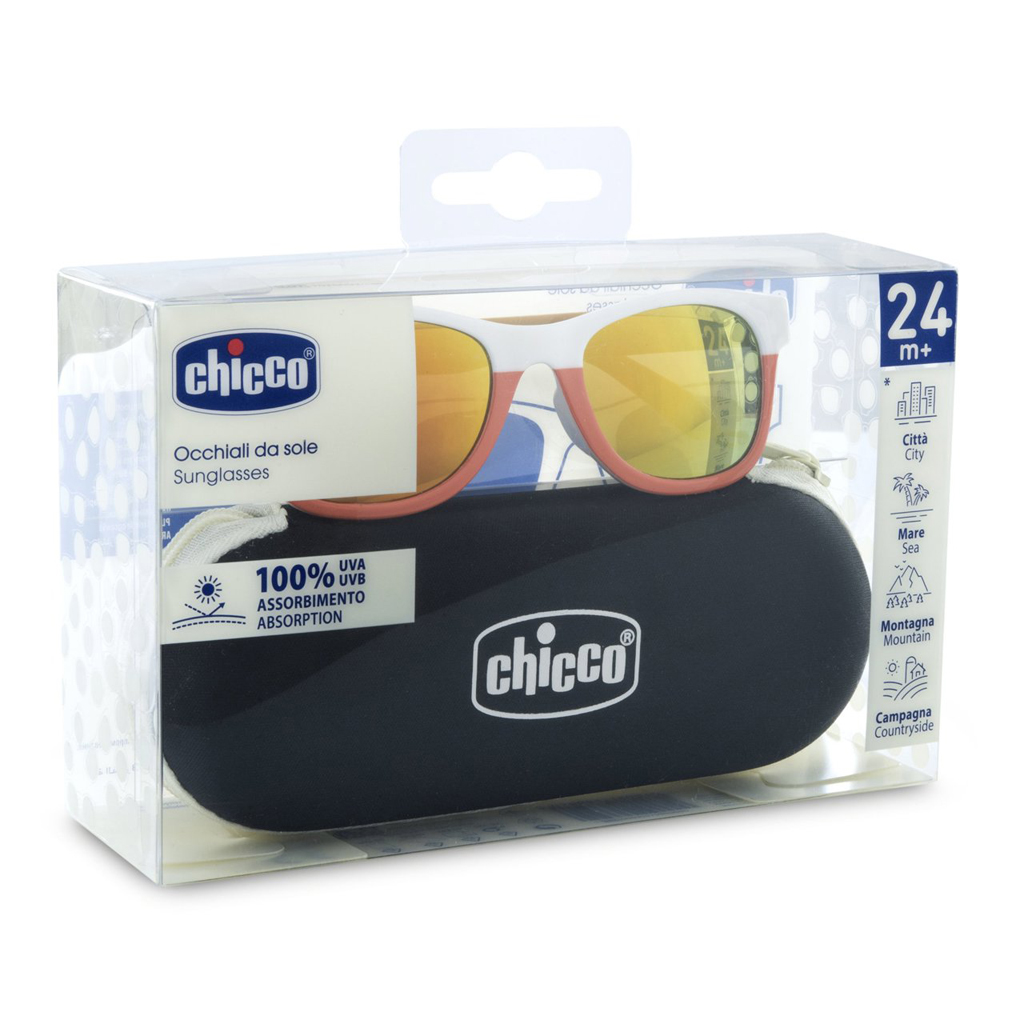 CHICCO Okuliare slnečné Red Mirror 24m+