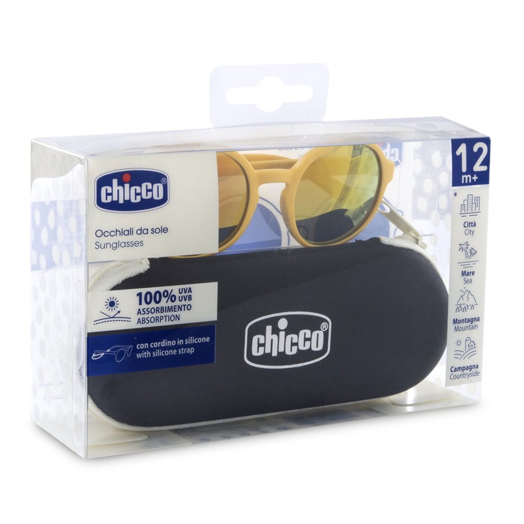 CHICCO Okuliare slnečné Yellow Mirror 12m+