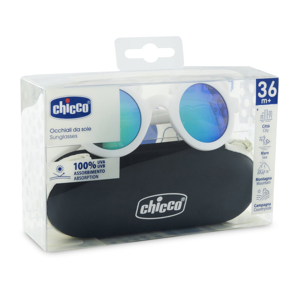 CHICCO Okuliare slnečné Cream Mirror 36m+