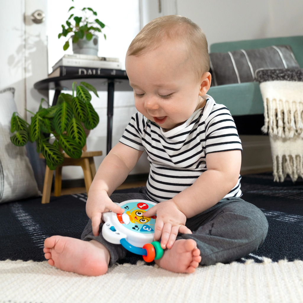 BABY EINSTEIN Hračka hudobná bubon Tiny Tempo™ 3m+