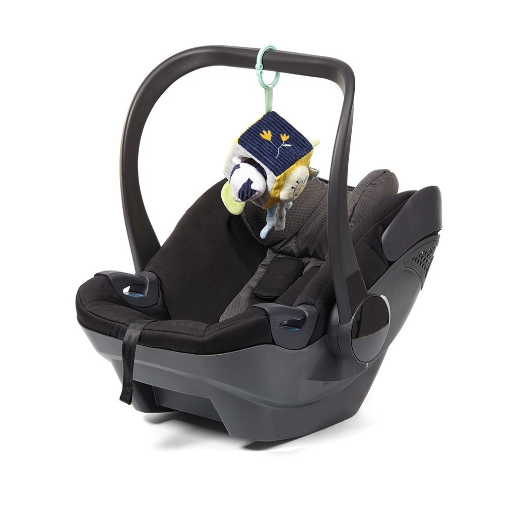BABYONO Hračka edukačná kocka na C krúžku Woodland, 0m+
