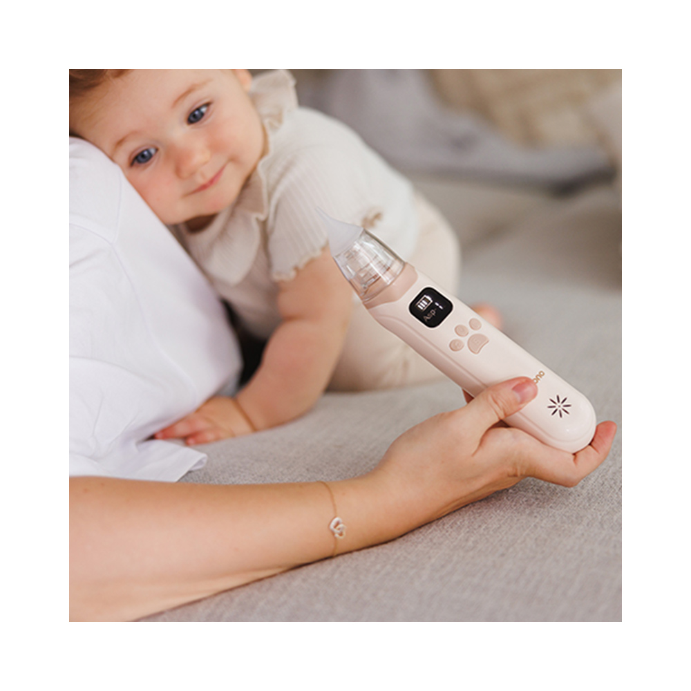BABYONO Odsávačka nosních hlenů elektronická USB nabíjení
