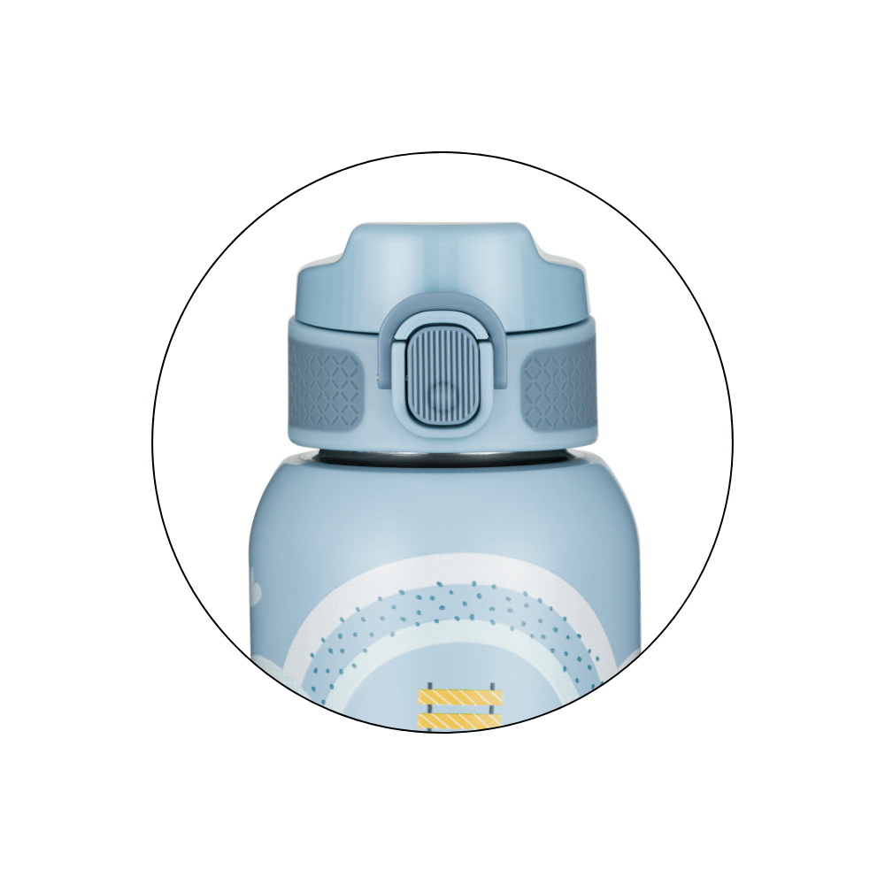 PETITE&MARS Fľaša nerezová termo so slamkou 350 ml Work Zone 12m+
