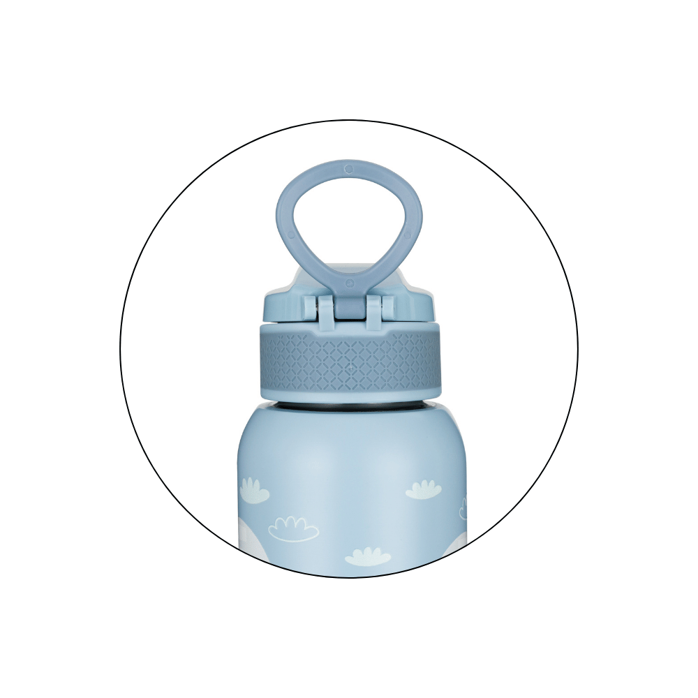 PETITE&MARS Fľaša nerezová termo so slamkou 350 ml Work Zone 12m+