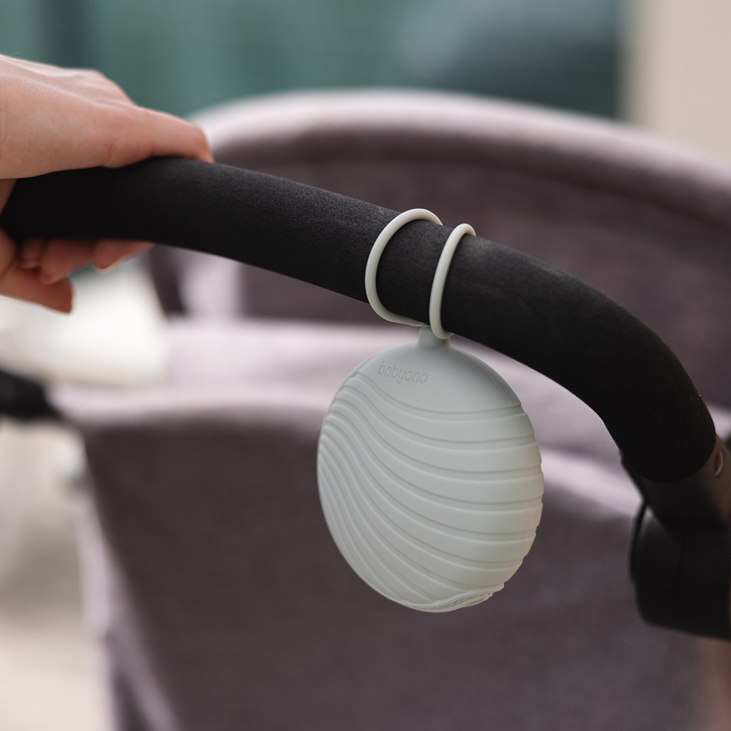 BABYONO Puzdro na cumlík silikónové modré 0m+