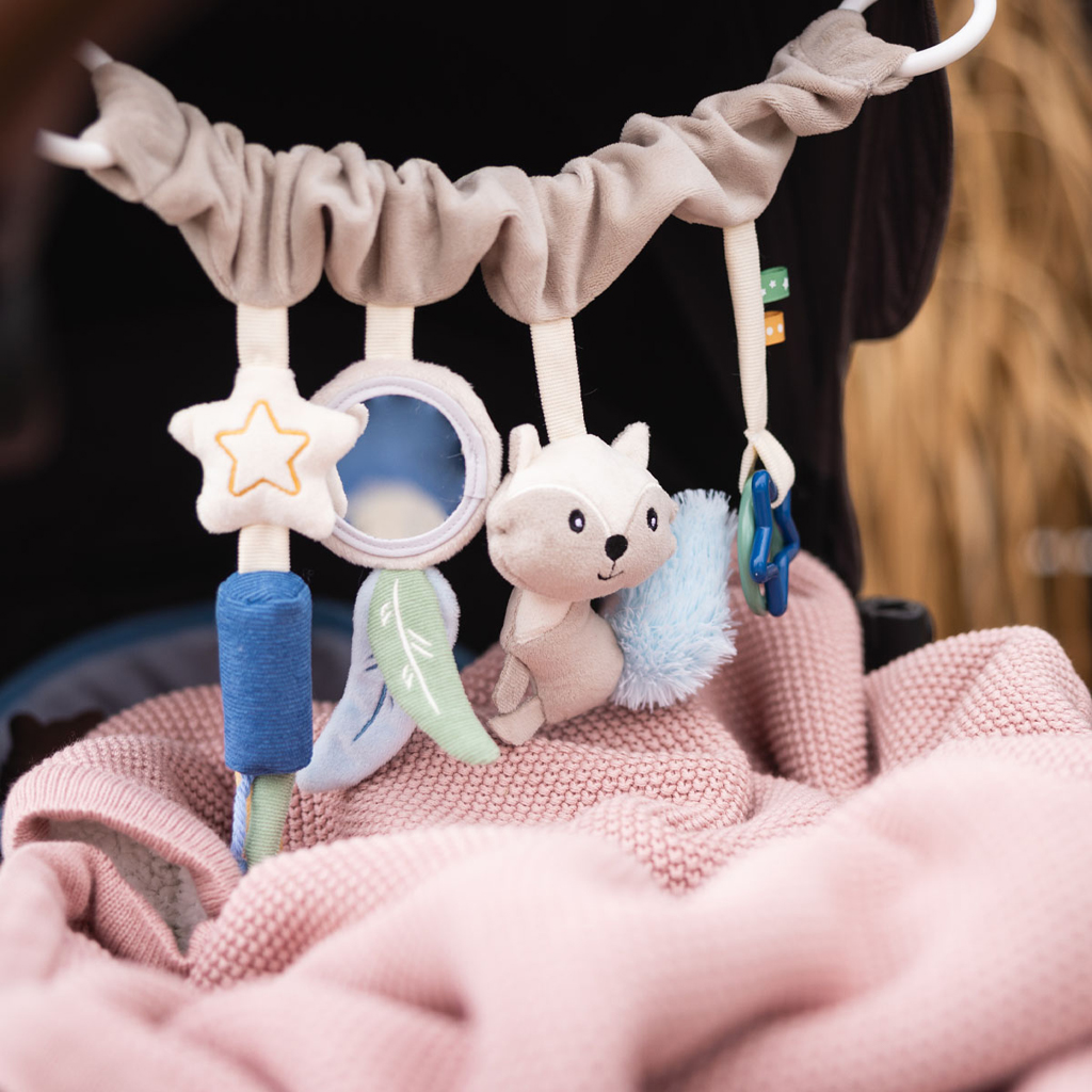 BABYONO Hrazdička závesná Raccoon 0m+