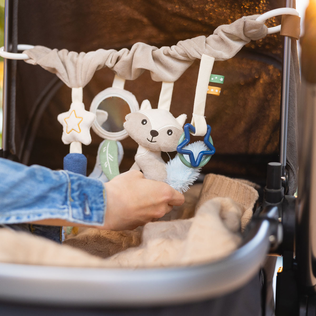 BABYONO Hrazdička závesná Raccoon 0m+