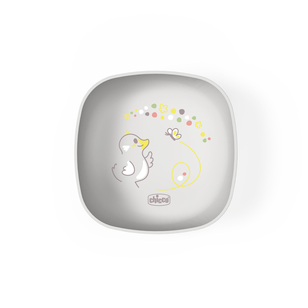 CHICCO Miska s vekom stohovateľná grey 6m+