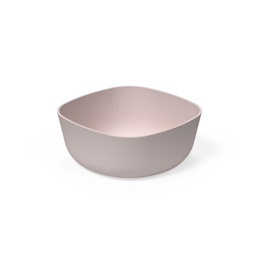 CHICCO Set jedálenský - miska a tanier pink 12m+