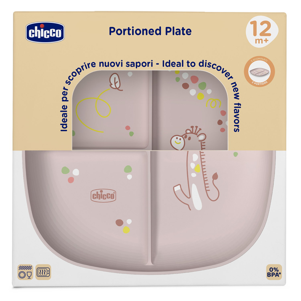 CHICCO Tanier delený pink 12m+