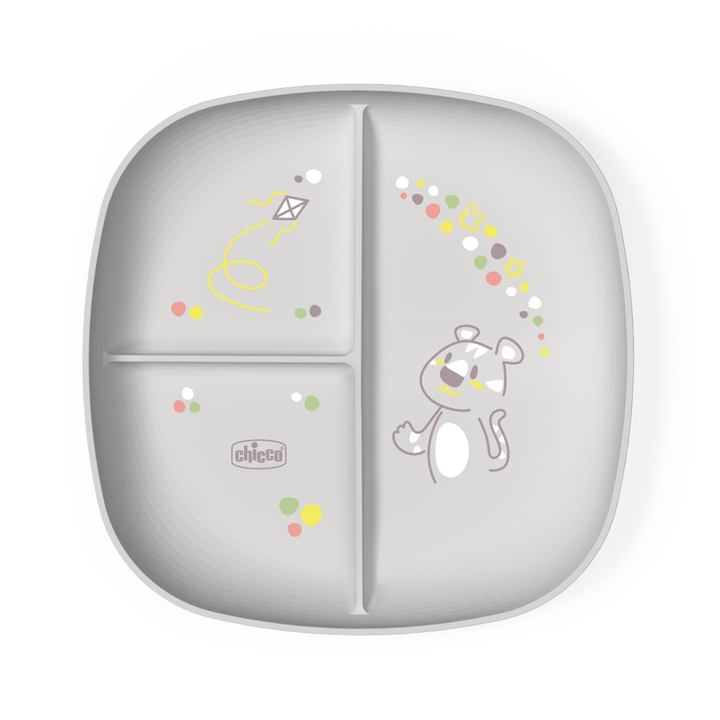CHICCO Tanier delený grey 12m+