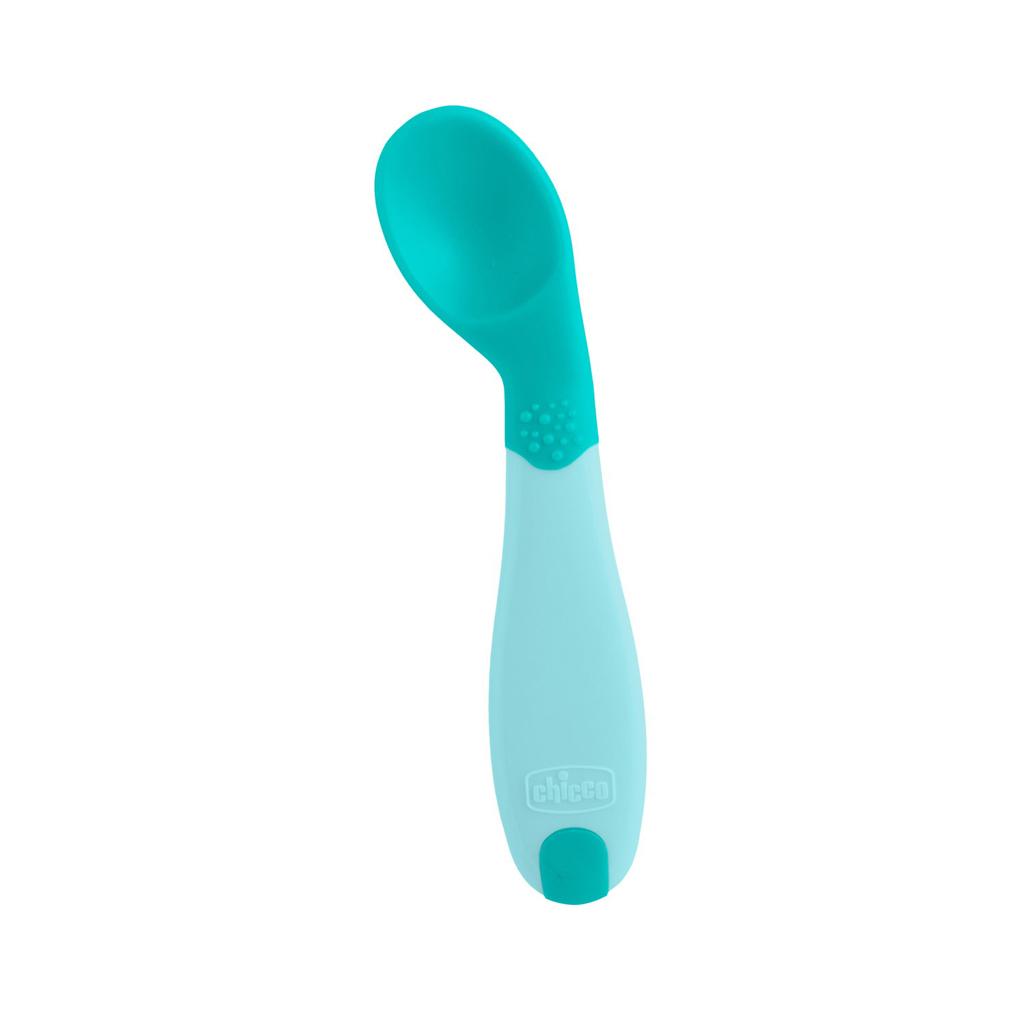 CHICCO Prvá lyžička blue 8m+