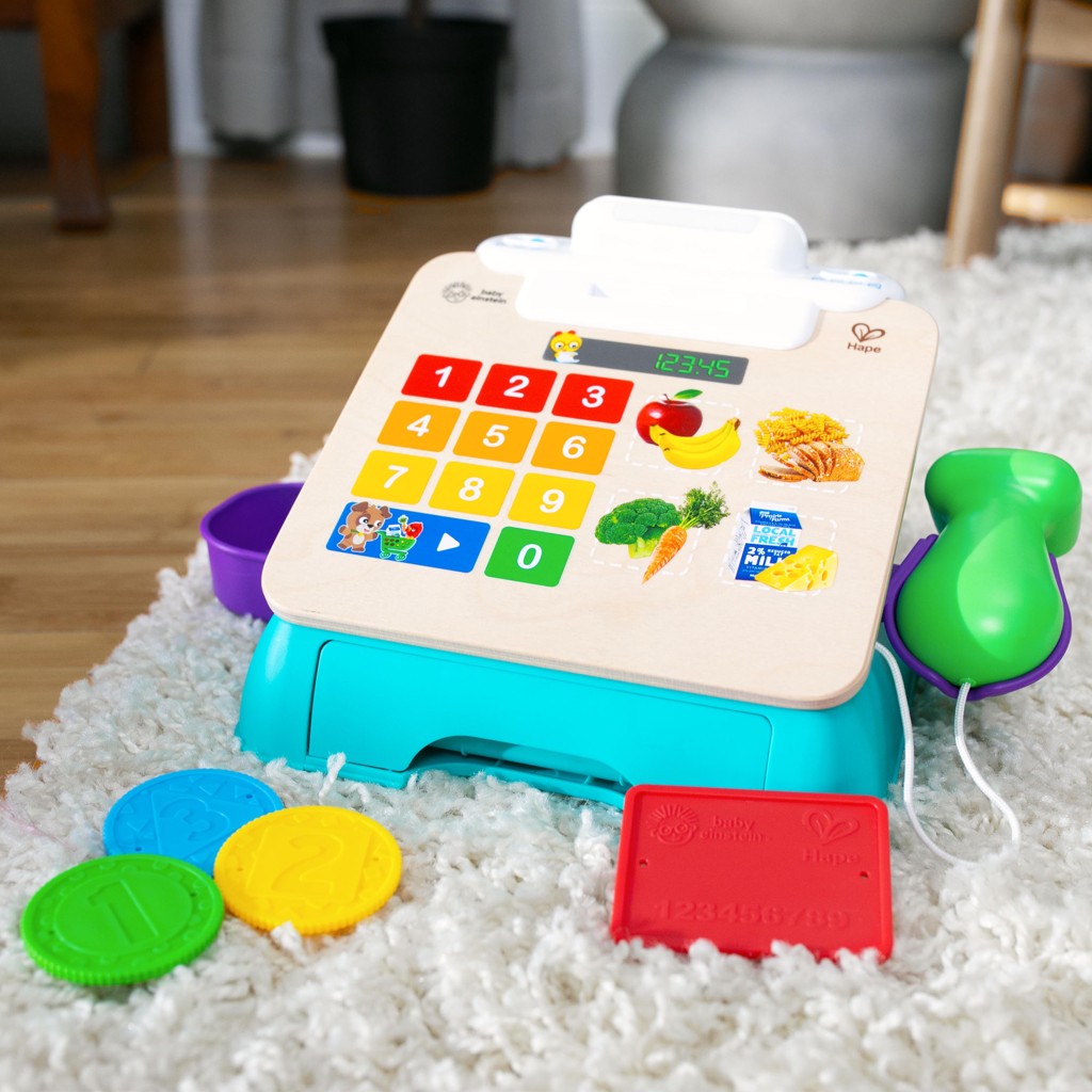 BABY EINSTEIN Pokladnica obchodná Magic Touch HAPE 9m+