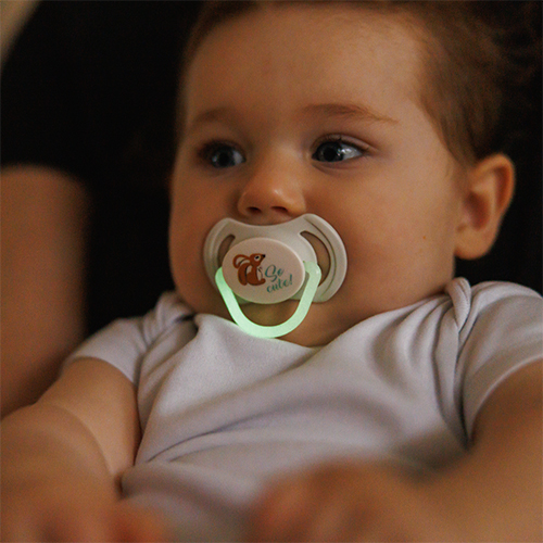 BABYONO Dudlíky silikonové symetrické 6-18m, 2 ks