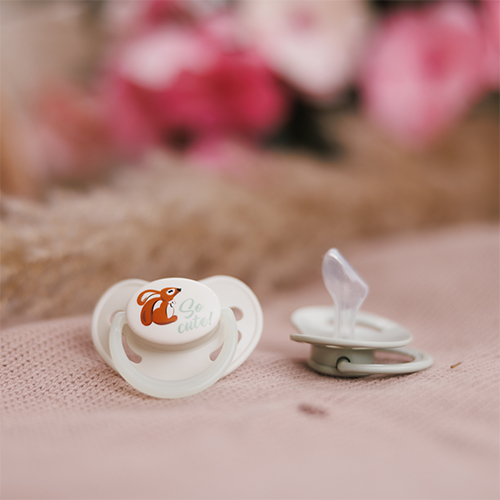 BABYONO Dudlíky silikonové anatomické 6-18m, 2 ks