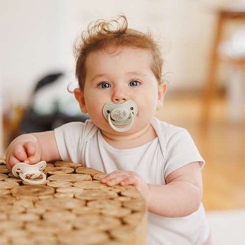 BABYONO Dudlíky silikonové anatomické 6-18m, 2 ks