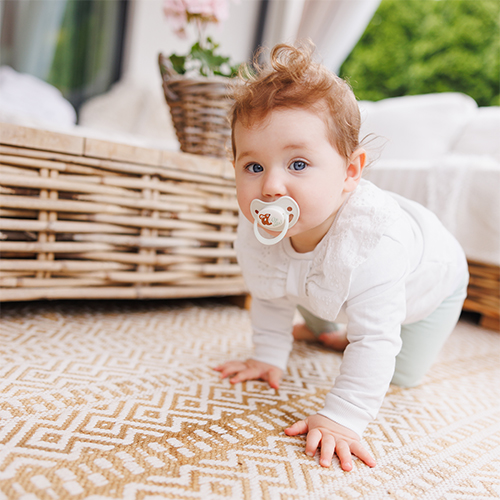 BABYONO Dudlíky silikonové anatomické 6-18m, 2 ks