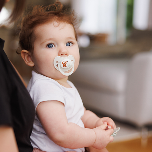 BABYONO Dudlíky silikonové anatomické 6-18m, 2 ks