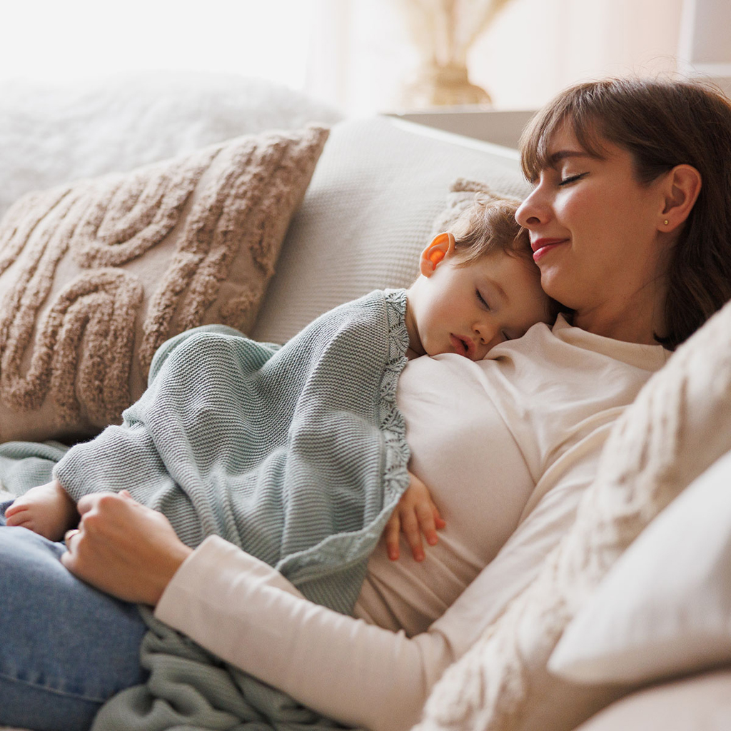 BABYONO Deka pletená bambusová Green 75 x 100 cm