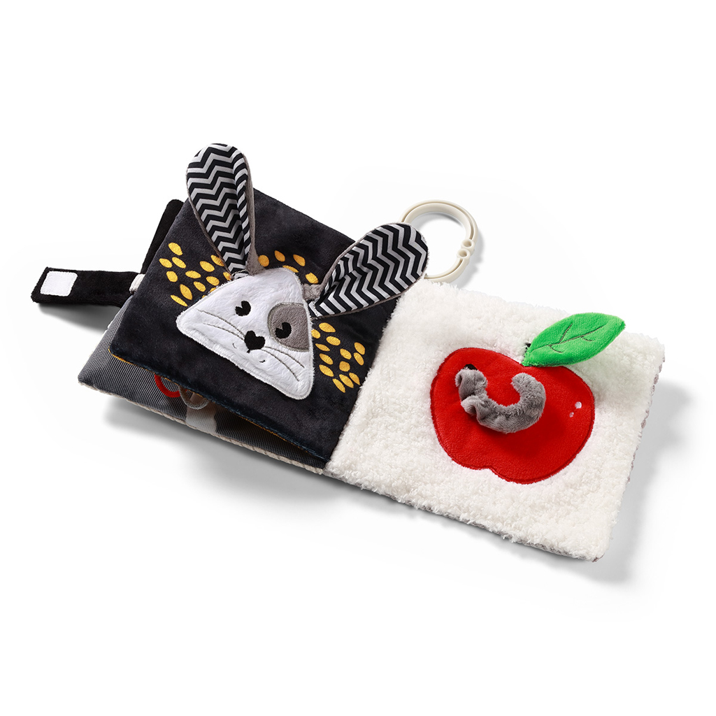 BABYONO Knižka senzorická kontrastná Mouse 0m+