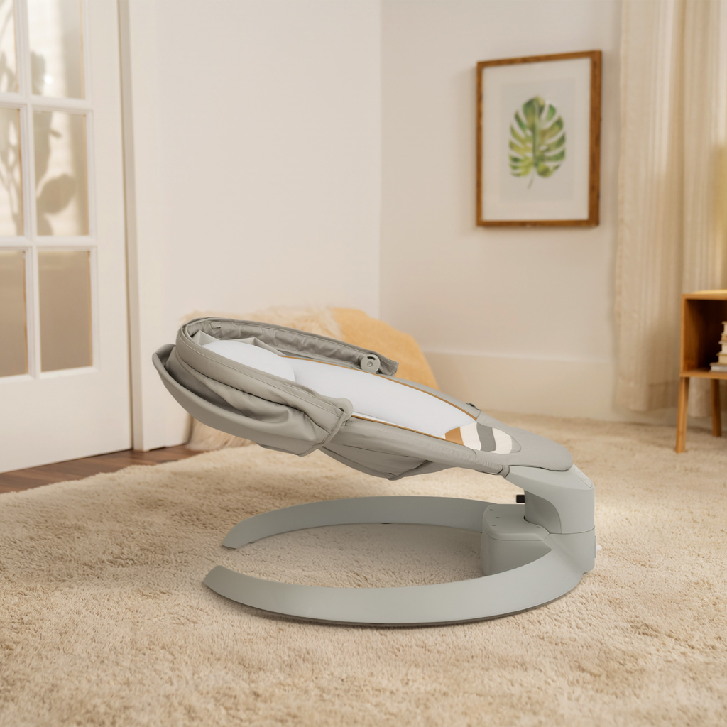 INGENUITY Lehátko s hojdaním a vibráciou Bounce & Sway – Pebble Shore™, 0m+