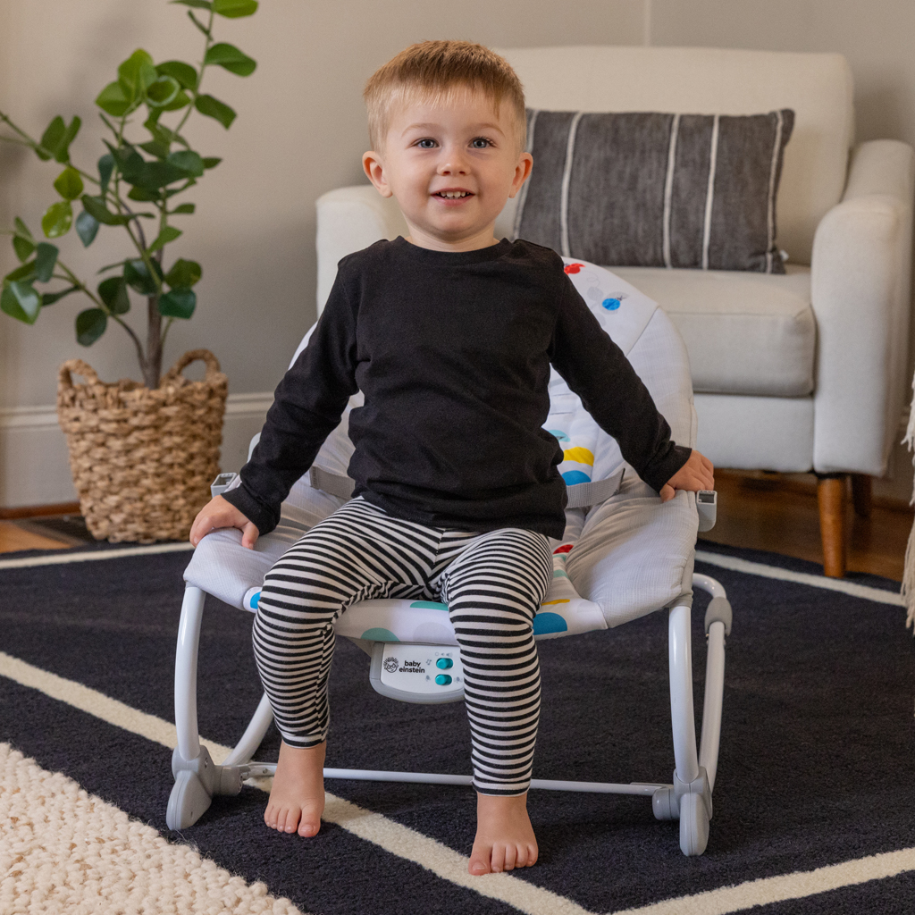 BABY EINSTEIN Lehátko hudobné vibrujúce Dean's Discovery Spot™ 0m+ do 9kg