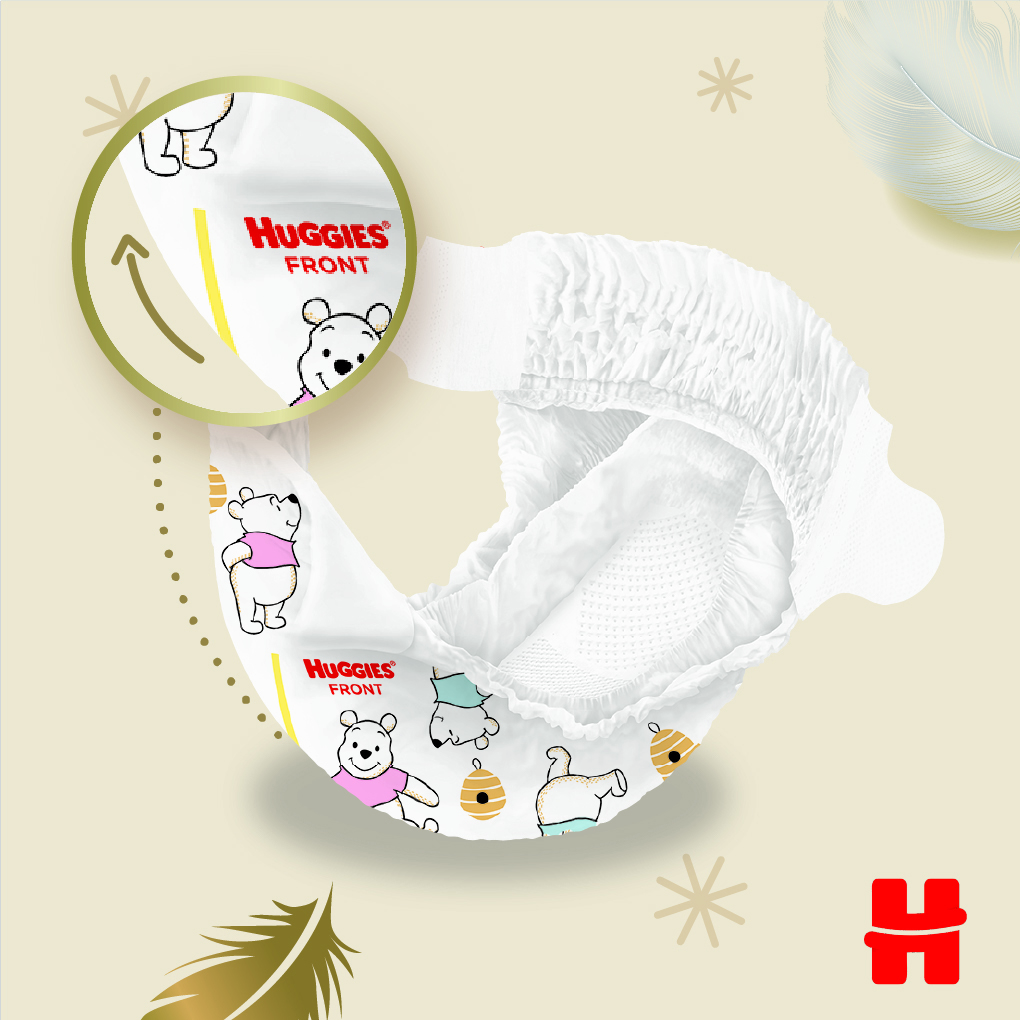 HUGGIES® Plienky jednorázové Extra Care 4 (8-14 kg) 33 ks