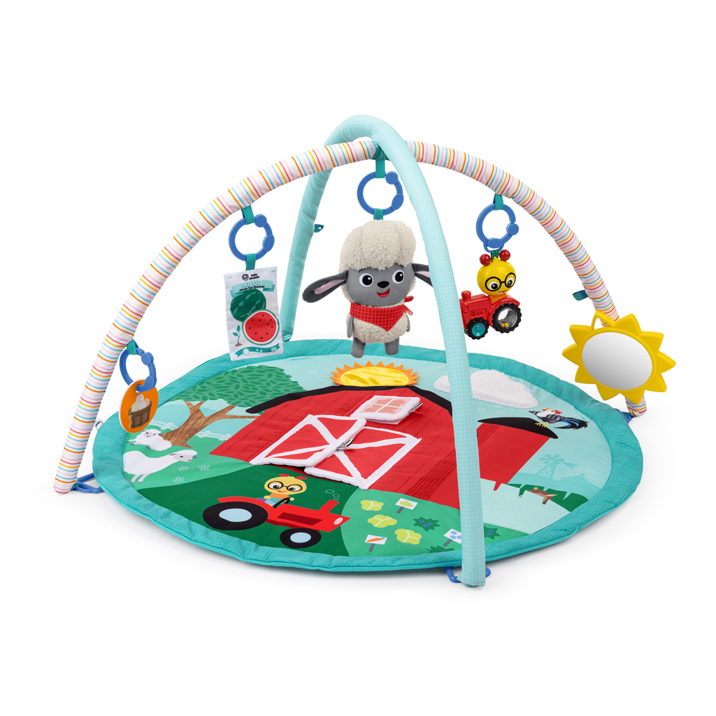 BABY EINSTEIN Deka na hranie pre rozvoj motoriky a zmyslov Happy Harvest™ Touch & Feel, 0m+