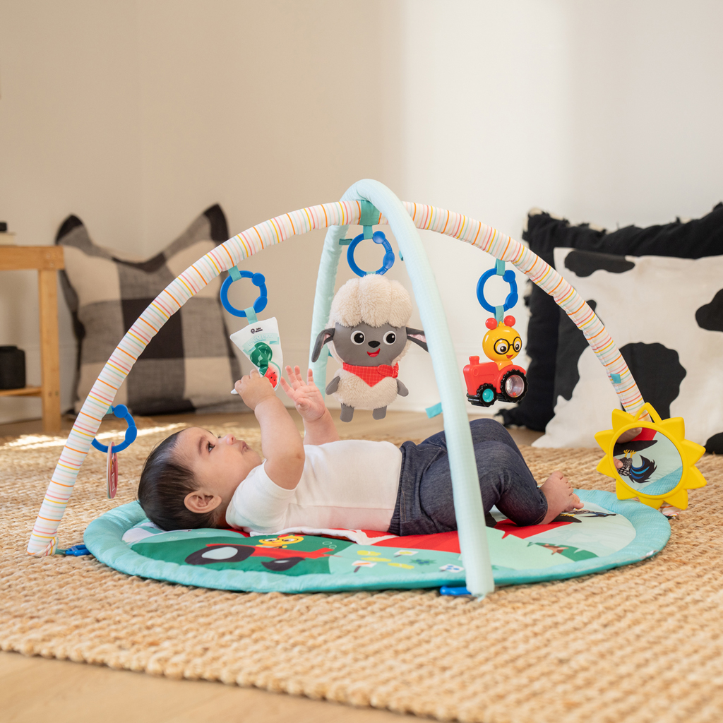 BABY EINSTEIN Deka na hranie pre rozvoj motoriky a zmyslov Happy Harvest™ Touch & Feel, 0m+