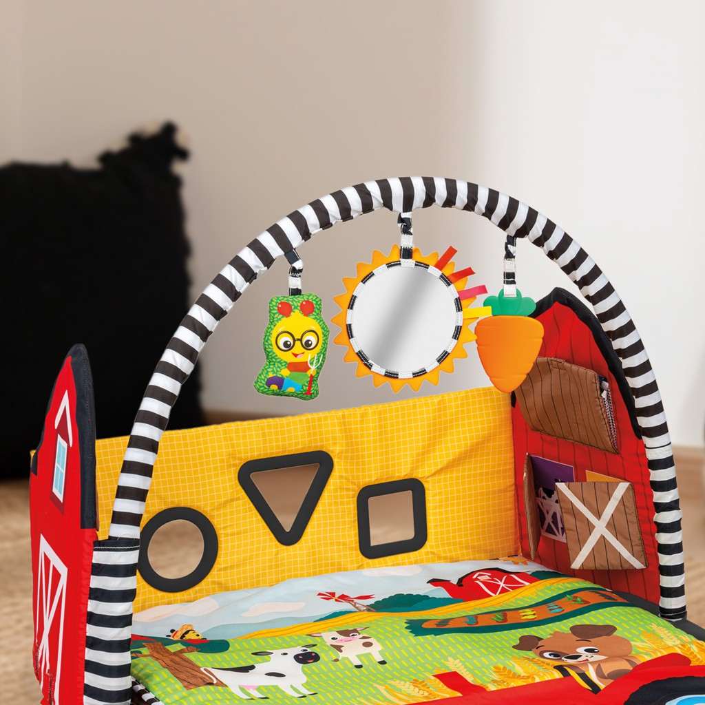 BABY EINSTEIN Deka na hranie s 3D farmou Busy Barnyard™ 0m+