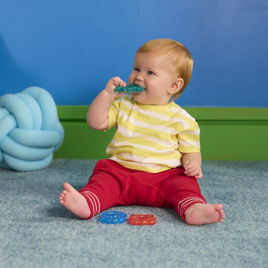 BRIGHT STARTS Kousátko plněné vodou tvary Stay Cool Teethers™ 3ks, 3m+