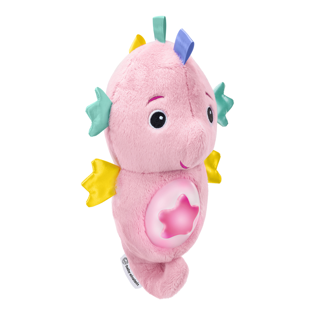 BABY EINSTEIN Hračka upokojujúca so senzorom plaču morský koník ružový Sea Dreams Seahorse™ 0m+