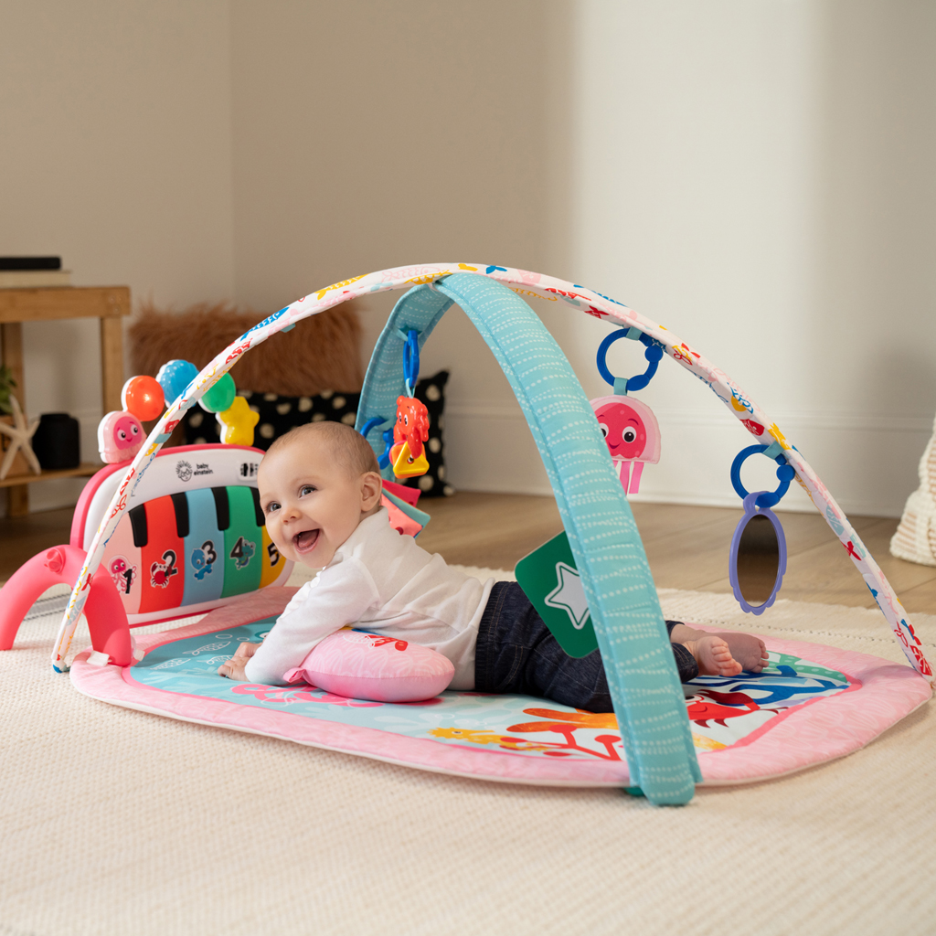 BABY EINSTEIN Deka na hranie s aktivitami 4v1 Kickin’ Tunes™ Jellyfish Jamboree™ 0m+