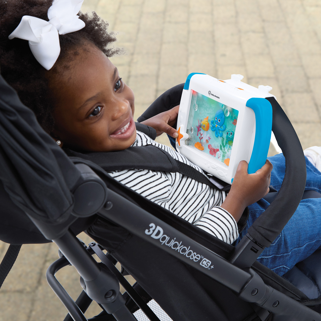 BABY EINSTEIN Tablet so zvukmi, hudbou a svetlami Sea Dreams modrý, 0m+