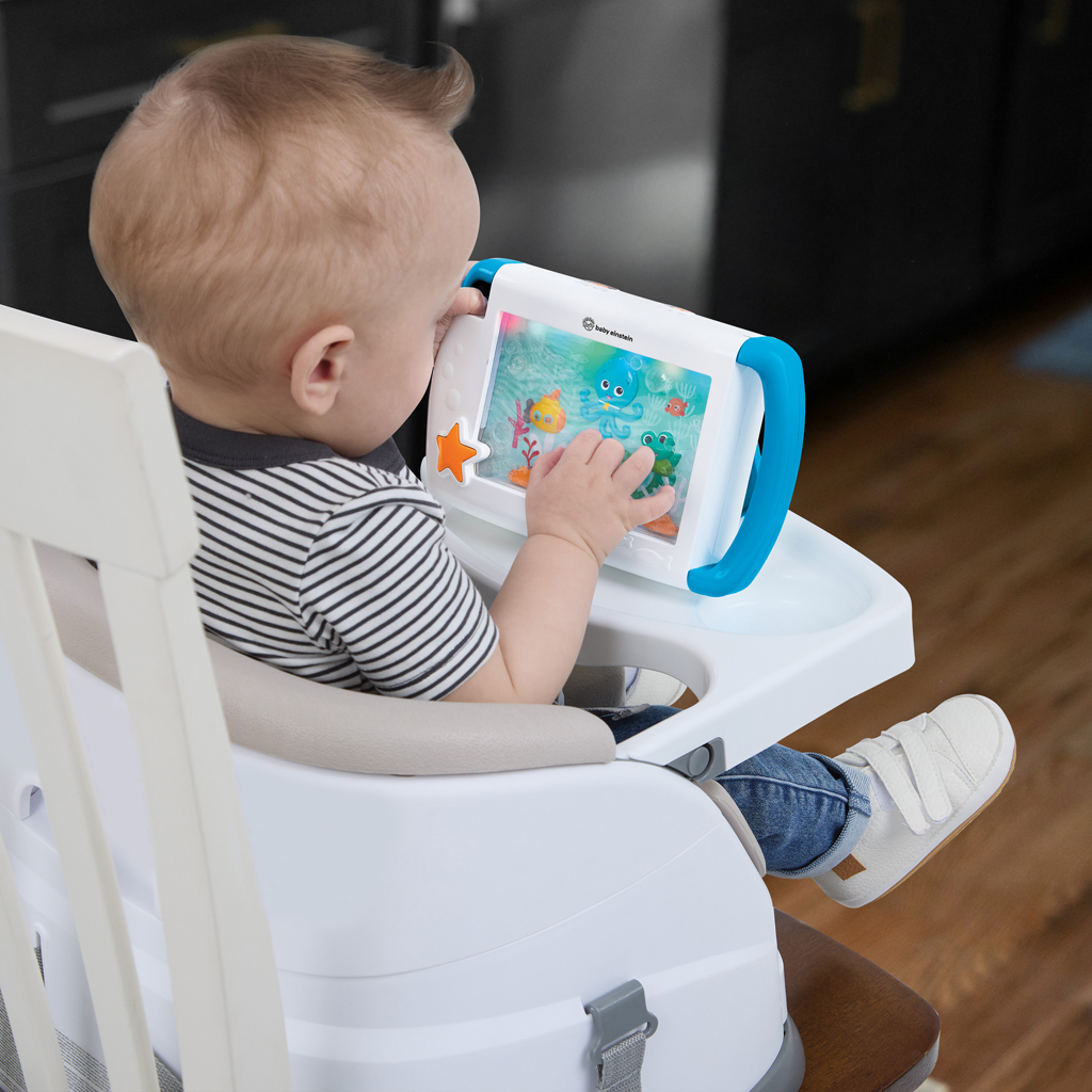 BABY EINSTEIN Tablet so zvukmi, hudbou a svetlami Sea Dreams modrý, 0m+
