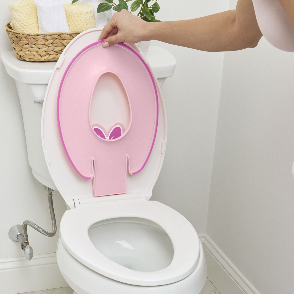 BRIGHT STARTS Redukcia na WC nalepovacia Flip & Sit™ MINNIE MOUSE™ 18m+, do 23kg