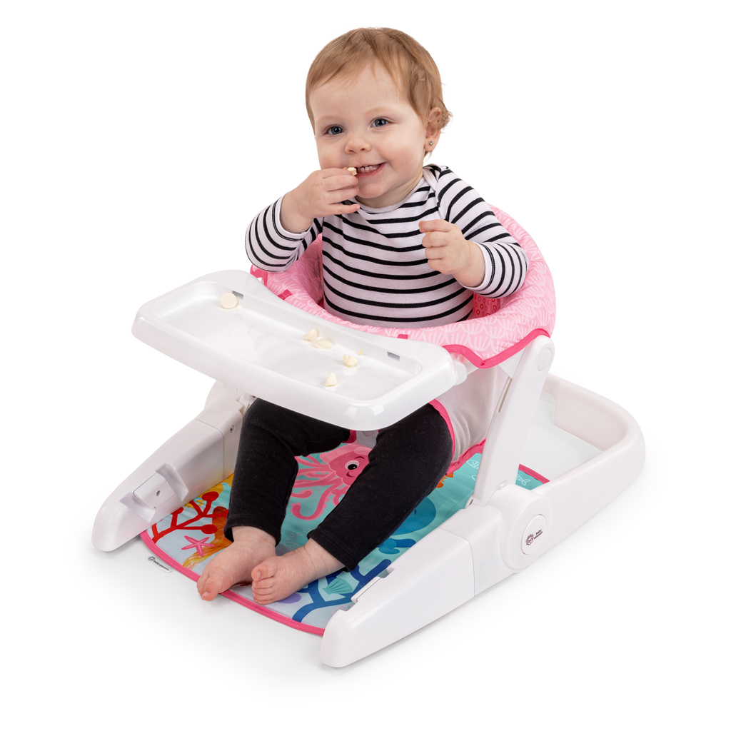 BABY EINSTEIN Sedák interaktívny 4v1 Tappin' Tunes™ Learn-to-Sit™, 4m+
