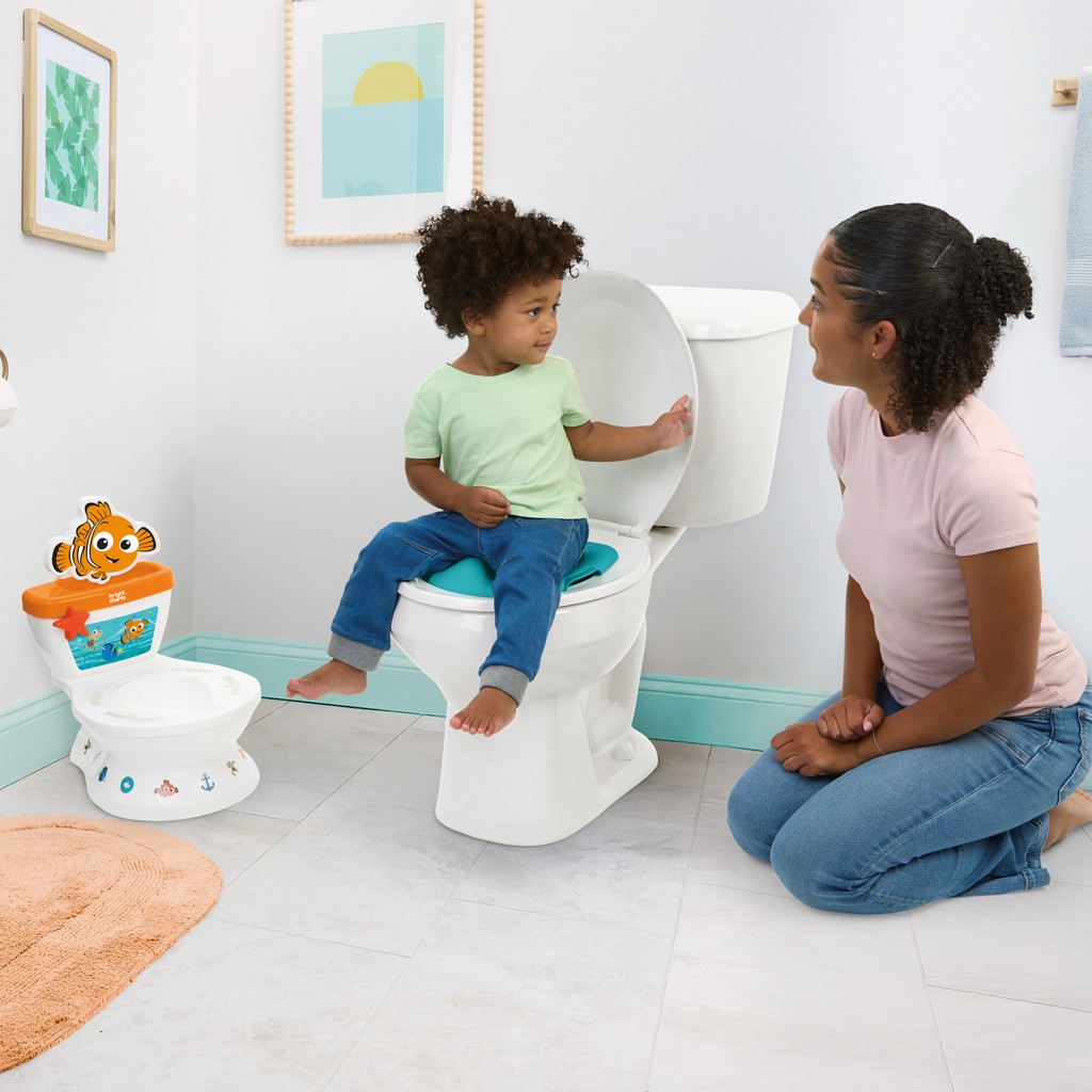 BRIGHT STARTS Toaleta detská so zvukom Finding Nemo™ My Size Potty™ 18m+, do 23kg
