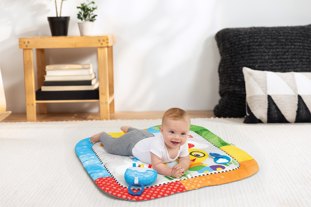 BABY EINSTEIN Deka na hranie multisenzorická Cal's Curiosity Center™, 0m+