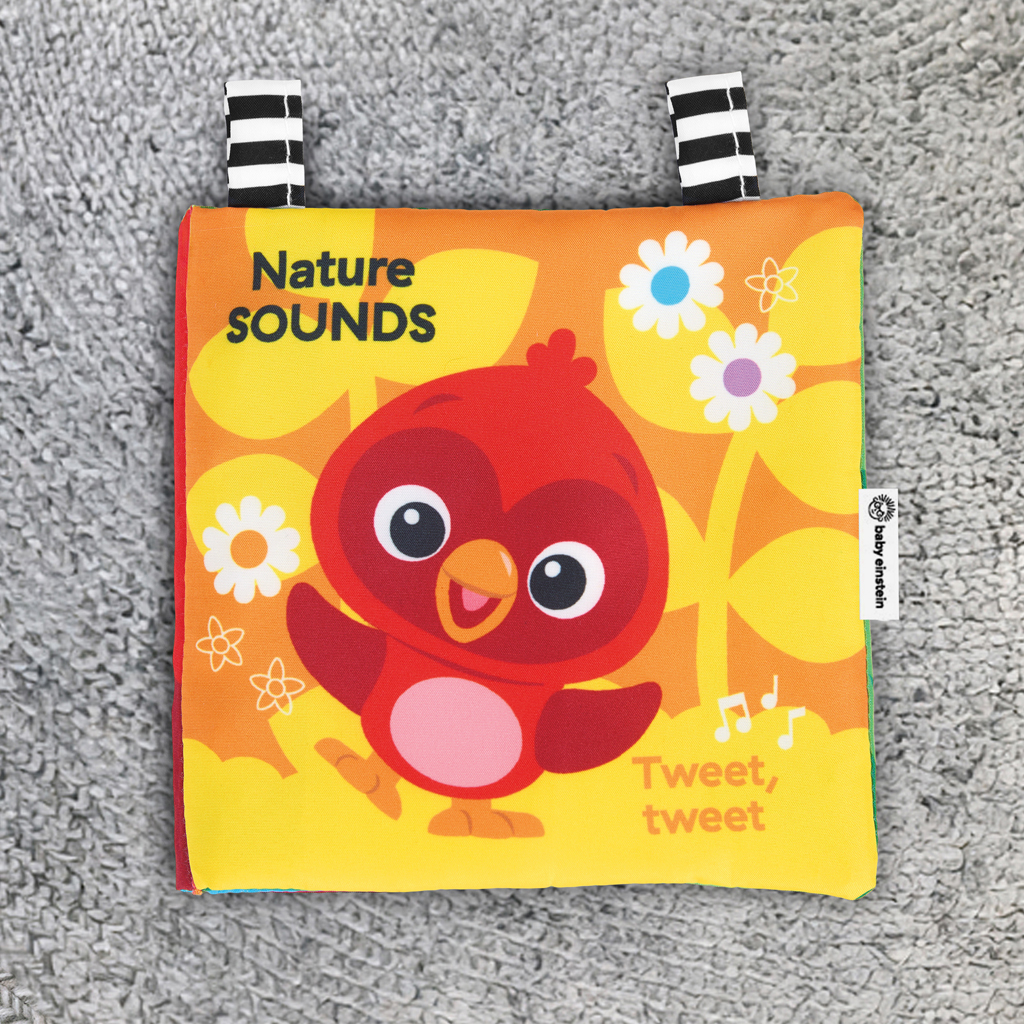 BABY EINSTEIN Kniha plná aktivít multisenzorická Nature Sounds™, 0m+