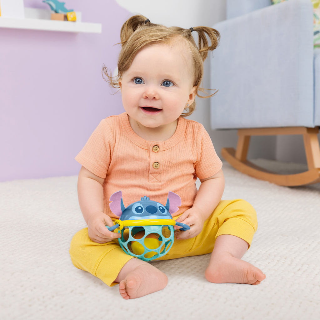 BRIGHT STARTS Hrkálka senzorická Stitch Jingle & Shake™, 0m+