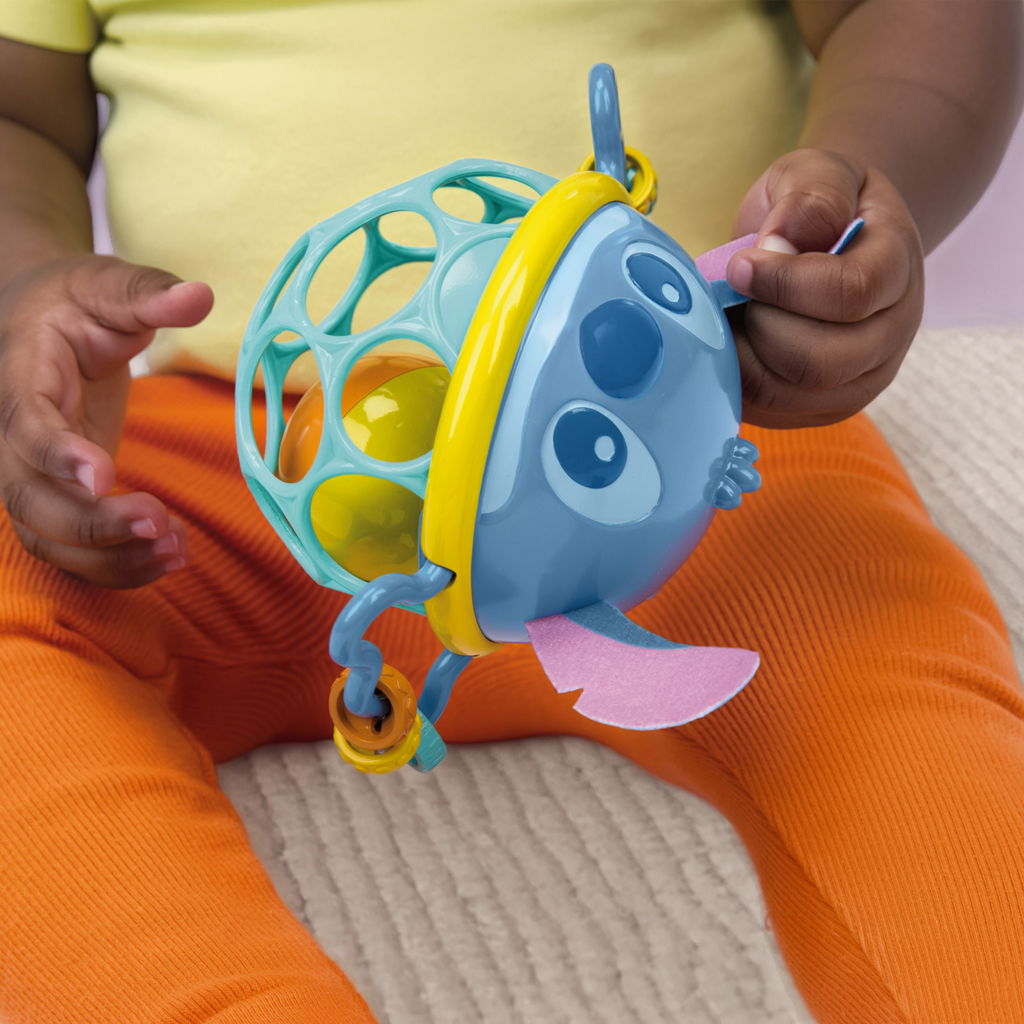 BRIGHT STARTS Hrkálka senzorická Stitch Jingle & Shake™, 0m+