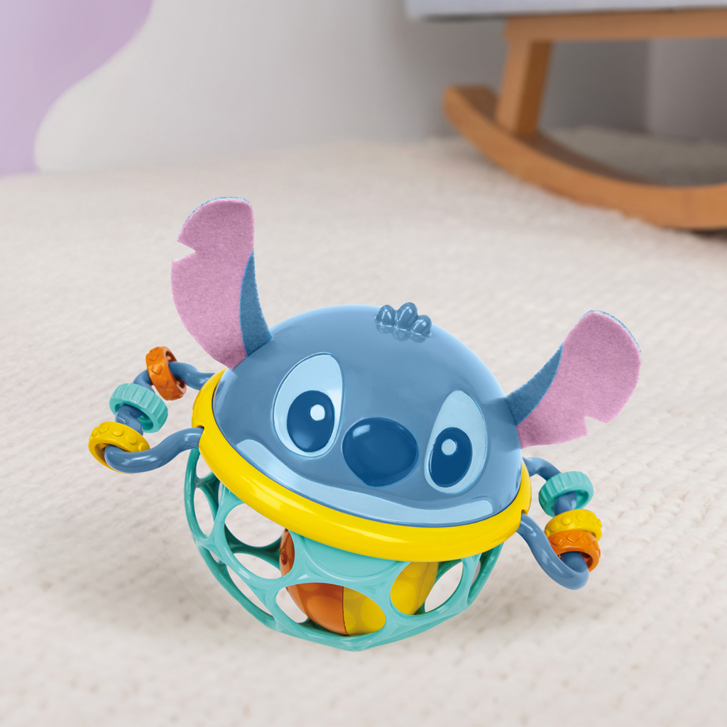 BRIGHT STARTS Hrkálka senzorická Stitch Jingle & Shake™, 0m+