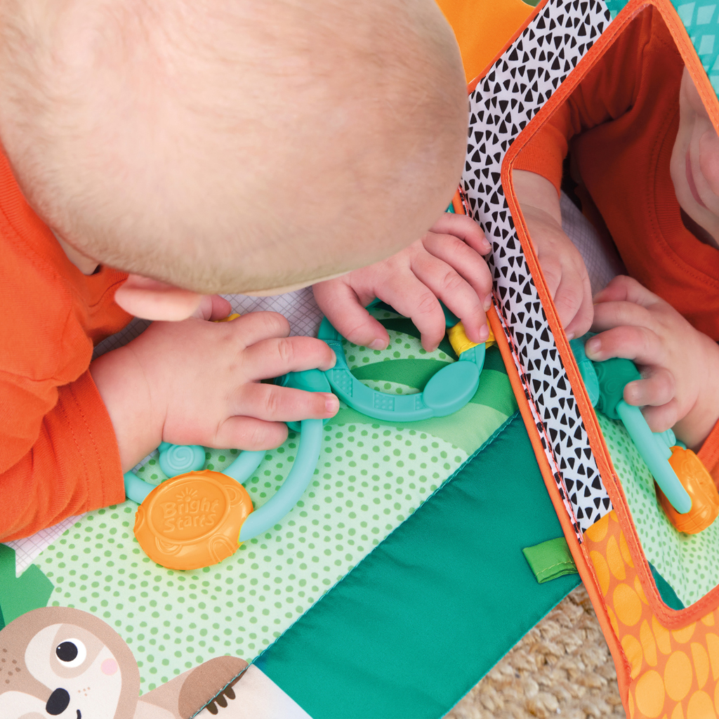 BRIGHT STARTS Deka na hranie pre rozvoj motoriky a zmyslov Tropical Treetop™, 0m+