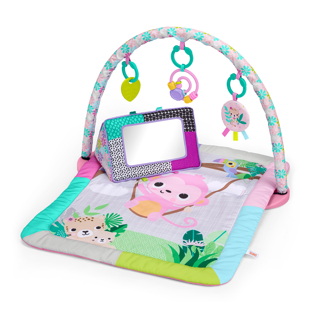 BRIGHT STARTS Deka na hranie pre rozvoj motoriky a zmyslov Treetop Bloom™, 0m+