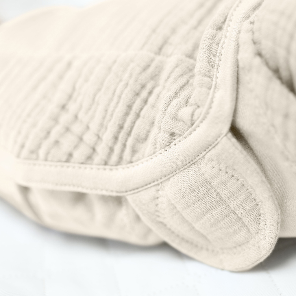 INGENUITY Zavinovačka SwaddleMe™ Uliatka mušelín 1 TOG 0-3m Cream/Cashew, 2 ks